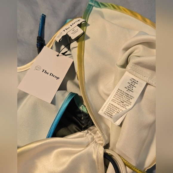 The Drop Women's Jason Cinched-Front Cami, Blue Ombre #688 - Picture 4 of 11